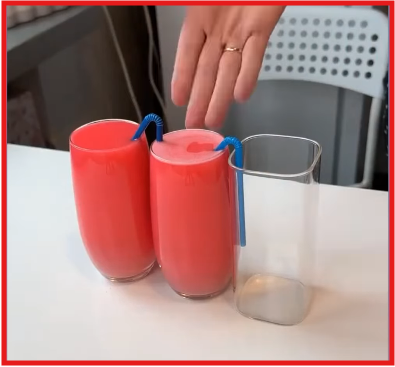 ‘Mágica’ com canudo para dividir bebida por igual? Ciência explica vídeo que viralizou nas redes