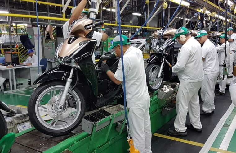 Produção de motos tem o melhor resultado para o mês de janeiro em 13 anos