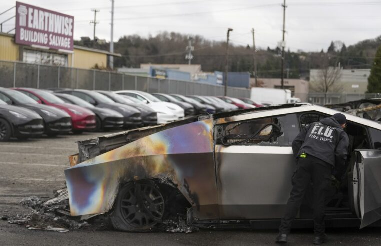 Trump afirma que pessoas flagradas vandalizando Teslas podem ser presas por até 20 anos