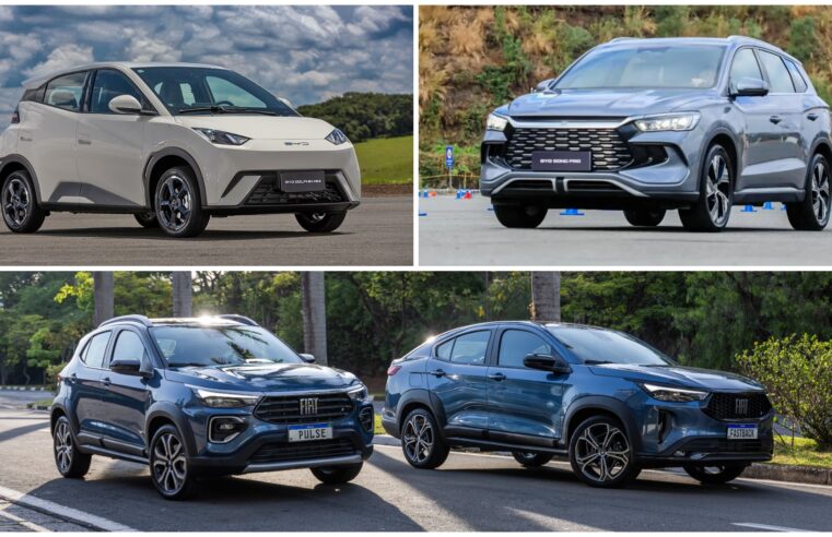 LISTA: veja os carros elétricos e híbridos mais vendidos do Brasil em 2025
