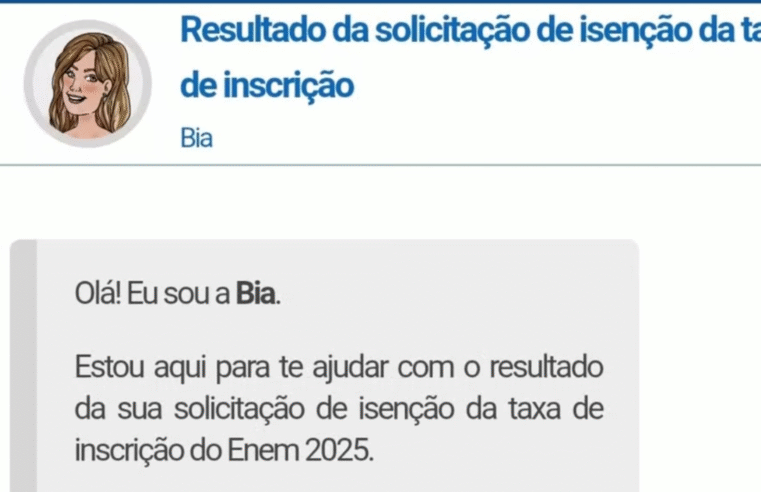 Enem 2025: resultado dos pedidos de isenção da taxa é divulgado