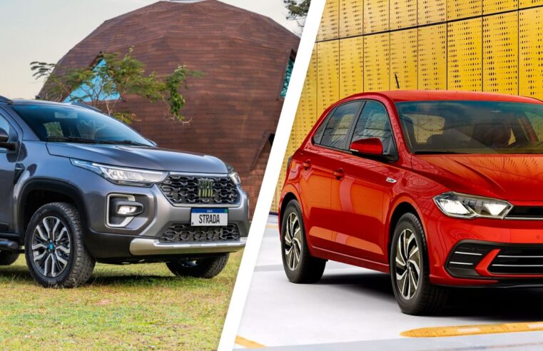 Fiat Strada lidera vendas em 2025, mas Volkswagen Polo vende mais em maio e encosta; veja lista