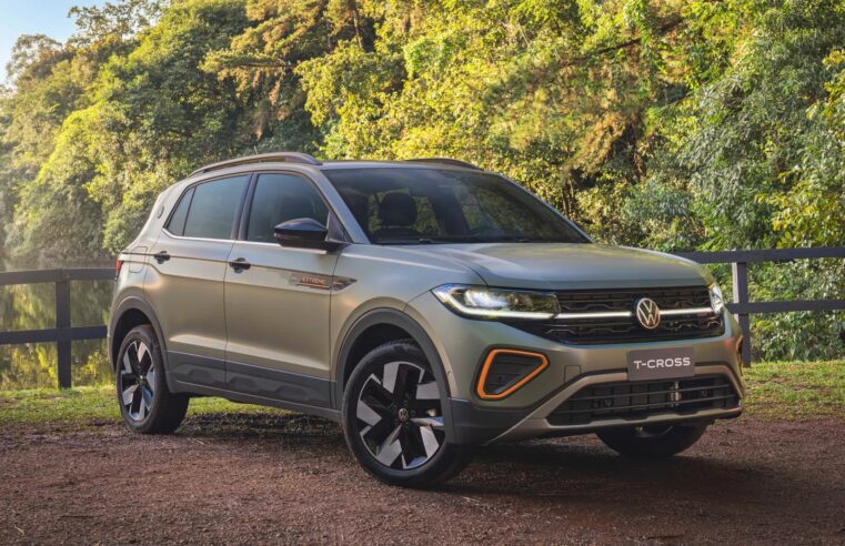 Volkswagen T-Cross lidera SUVs em 2025; Honda HR-V aparece em segundo; veja o ranking