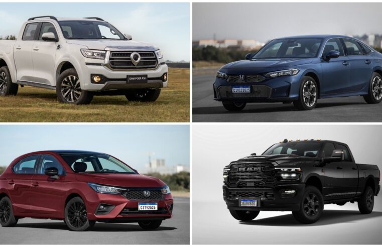 Honda Civic, RAM 3500 e GWM Poer: veja lançamentos (fora os SUVs) confirmados na semana