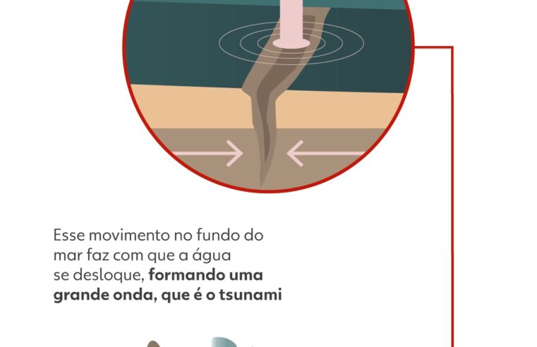 Por que o mar recua de forma impressionante antes da chegada do tsunami?